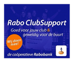 Wij doen mee aan de RABO CLUBSUPPORT actie.