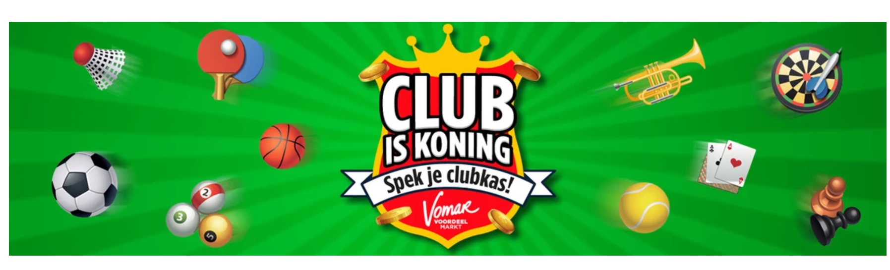 Spaar Voor Je Club Met De Klant Is Koning Kaart Bij Vomar Voordeelmarkt